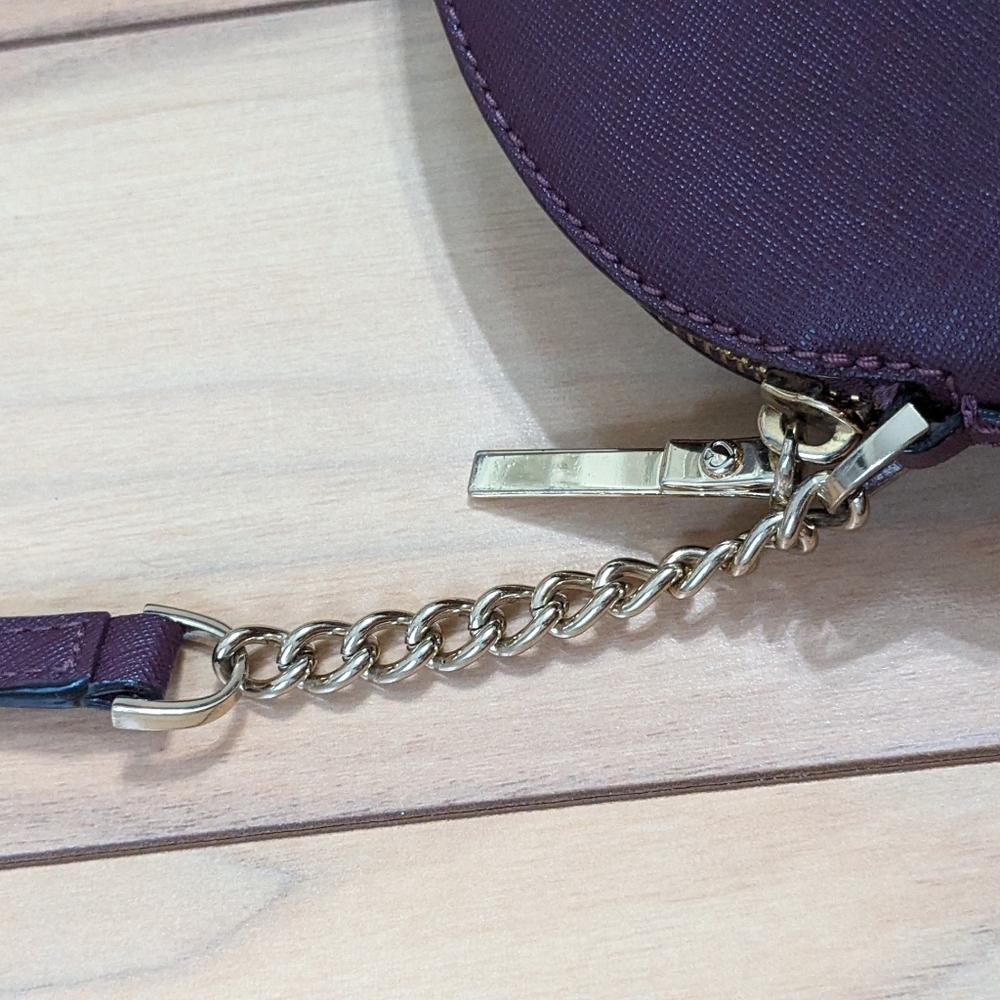 EUC! Kate Spade New York Cameron Street Blossom Hilli Crossbody Bag Burgundy - Picture 3 of 12